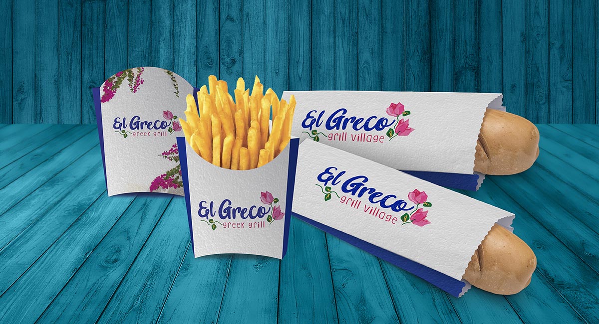 El-Greco Sandwich / fries